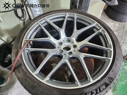 수원휠복원 벤츠 AMG GT 21인치휠 다이아컷팅 작업 후기 / 성남시 시흥동