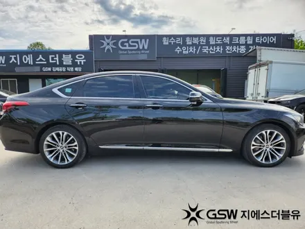 김포 휠수리 제네시스 G80 18인치휠 다이아컷팅 수리장착 작업 후기 / 성남시 시흥동
