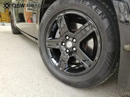 수원 크라이슬러 300C 18인치휠 순정휠에서 블랙유광 휠도색 작업 후기 / 성남시 시흥동