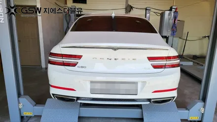판교 제네시스 G80 녹용 19인치 휠분체도장 휠복원 잘하는 곳! 지에스 더블유~! / 성남시 시흥동