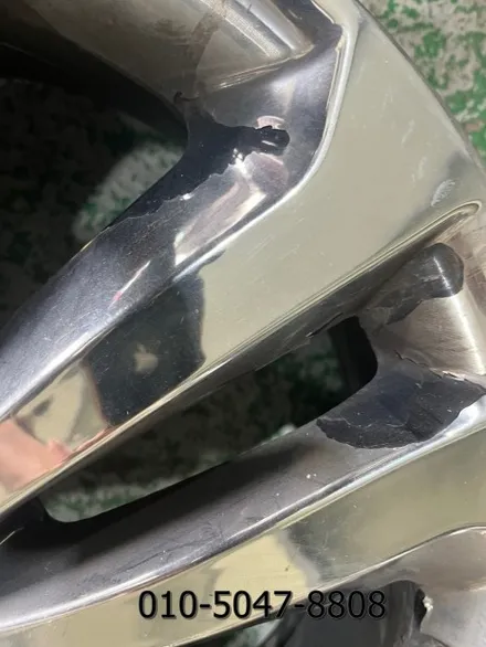 올뉴카니발 19인치 크롬 상처로 인한 휠복원 및 휠도색 차량 탁송 처리 작업 후기입니다 / 성남시 시흥동