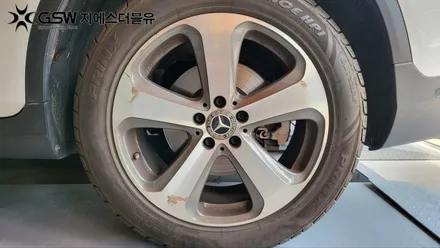 송파 벤츠 휠복원 GLC 220D 19인치휠 스크래치로 인한 다이아컷팅 휠복원 작업 후기 / 성남시 시흥동
