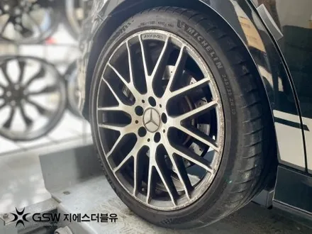 벤츠 휠복원 A45 AMG 19인치휠 다이아컷팅 잘하는 업체! GSW! / 성남시 시흥동