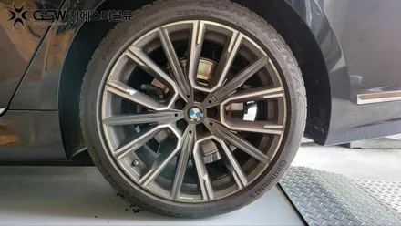 자동차휠복원 BMW 740LI 20인치휠 다이아컷팅 작업 후기 / 성남시 시흥동