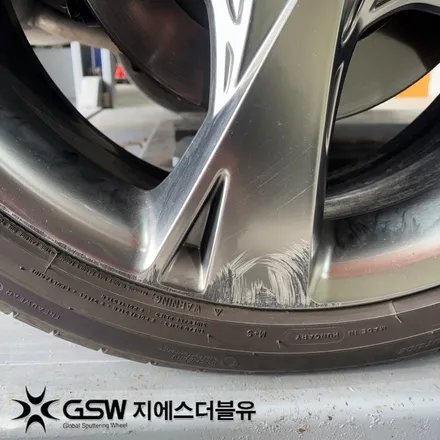 제네시스 휠복원 GV80 22인치휠 작업 후기 / 성남시 시흥동
