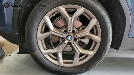 BMW 휠복원 X4 19인치휠 반광 스크래치 작업 후기 / 성남시 시흥동