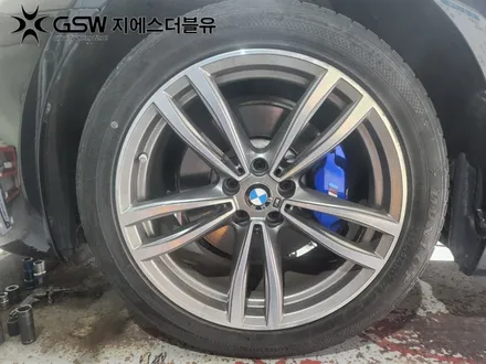 강남 휠복원 BMW 740D 19인치휠 다이아컷팅 작업 후기 / 성남시 시흥동