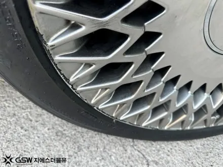 분당 G90 휠도색 잘하는 곳 19인치 화이트크롬 휠 작업 / 성남시 시흥동
