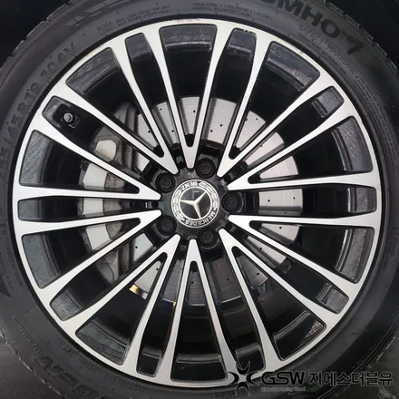 스크래치 휠, 판교에서 벤츠 S350D 19인치 복원 완료 / 성남시 시흥동