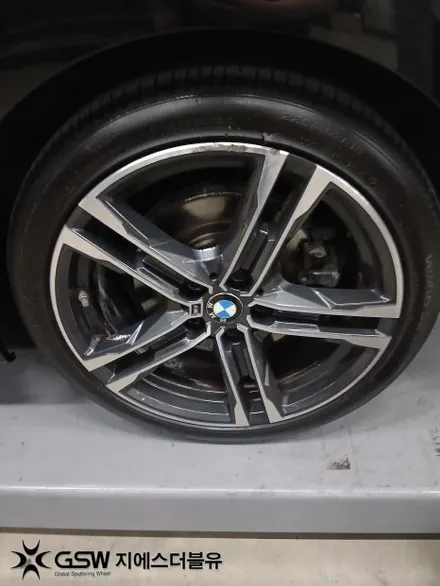 판교 수입차 휠복원 BMW 120i 18인치 휠 스크래치 해결 / 성남시 시흥동