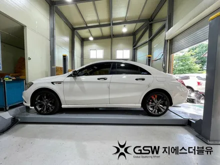 수원 벤츠 휠 도색 CLA 200D 18인치휠 블랙크롬 잘하는 업체 소개해 드립니다! / 성남시 시흥동