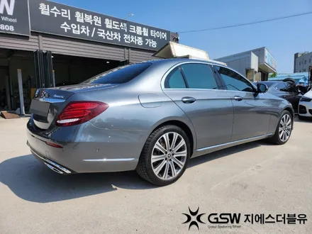 벤츠 E450 19인치휠 다이아컷팅 수원 휠복원 잘하는 업체! 지에스 더블유! / 성남시 시흥동