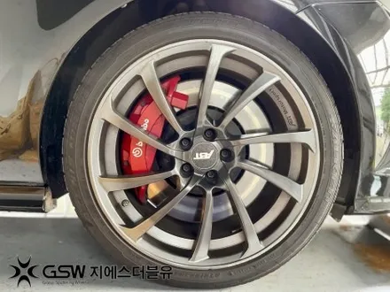 수원 아우디 휠복원 S7 20인치 휠 반광 스크래치 휠 복원도색 작업 후기 / 성남시 시흥동