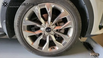 분당 쏘렌토 휠복원 MQ4 20인치휠 반광 스크래치 휠복원 작업 후기 / 성남시 시흥동