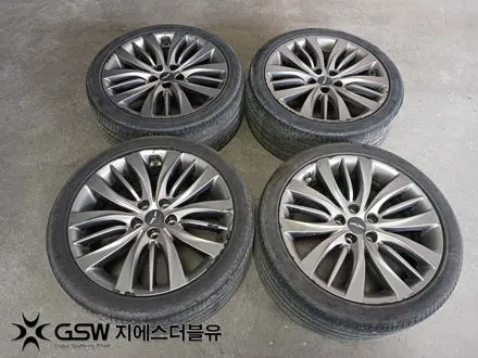 수원 휠복원 제네시스 DH 19인치휠 반광 스크래치 작업 후기 / 성남시 시흥동