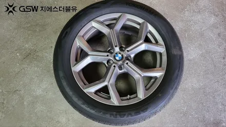 평택휠복원 BMW X4 19인치 실버 스크래치 작업 후기 / 성남시 시흥동