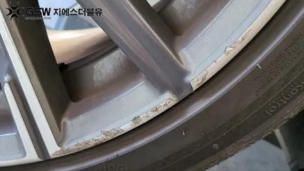 BMW 휠복원 730L 20인치휠 다이아컷팅 작업 후기 / 성남시 시흥동