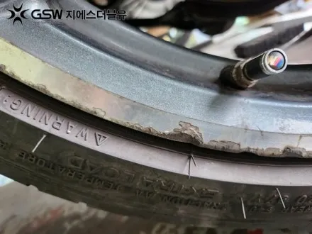 수원 휠복원 BMW M550I 20인치휠 다이아컷팅 작업 후기 / 성남시 시흥동