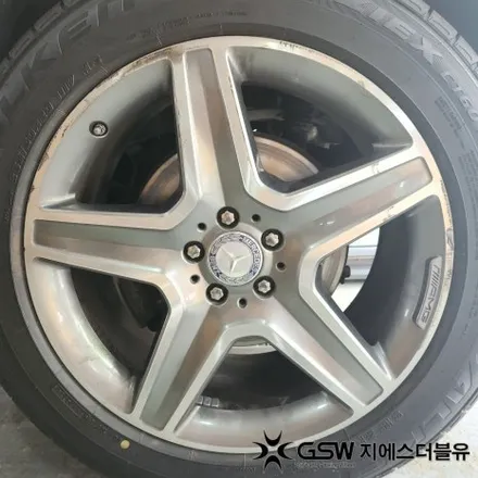 벤츠 GLE 350D 20인치휠 다이아컷팅 강남 휠복원 / 성남시 시흥동