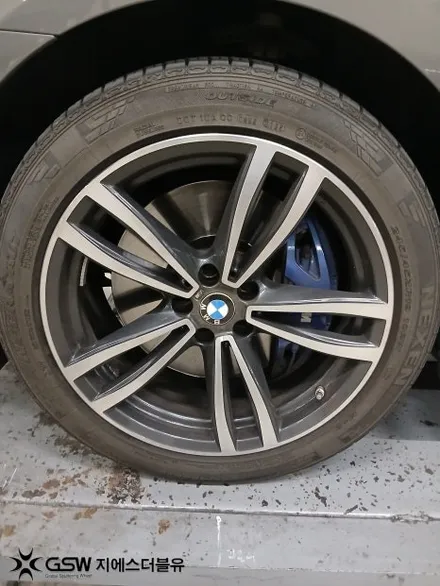 부산 수입차 휠복원 BMW 6GT 19인치 다이아컷팅 휠 복원 작업 / 성남시 시흥동