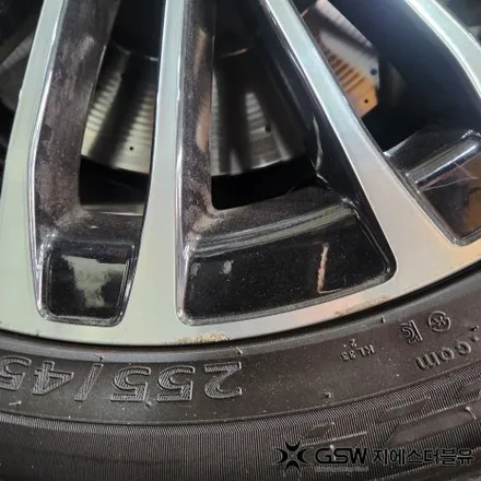 스크래치 휠, 판교에서 벤츠 S350D 19인치 복원 완료 / 성남시 시흥동