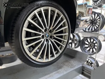 BMW 740LI 순정 20인치 다이아컷팅 인천 휠복원 지에스 더블유! / 성남시 시흥동