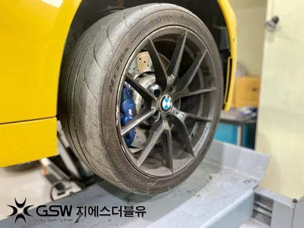 수원 휠도색 BMW M4 19인치휠 독특한 블랙무광 도색 후기 / 성남시 시흥동