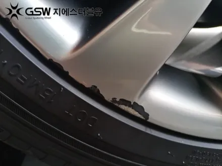 강서구 휠수리 제네시스 G80 DH 19인치휠 반광 스퍼터링 휠복원 작업 후기 / 성남시 시흥동