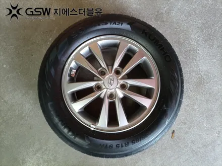 수원 아반떼 휠복원 15인치휠 찍힘으로 인한 복원 장착 작업 후기 / 성남시 시흥동