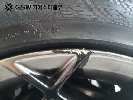 천안 휠복원 제네시스 G80 19인치휠 도장면 떨어짐으로 인한 휠복원 작업 후기 / 성남시 시흥동