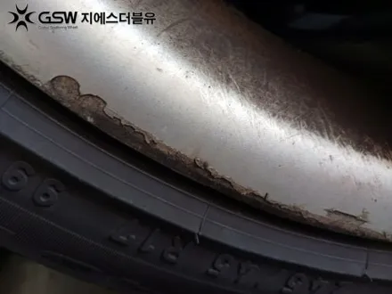 벤츠 휠복원 E250 CDI 17인치휠 실버 스크래치 하남 휠복원 / 성남시 시흥동