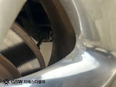 판교 포드 익스플로러 20인치 휠도색 순정휠 복원 후 블랙 유광 휠 작업 / 성남시 시흥동