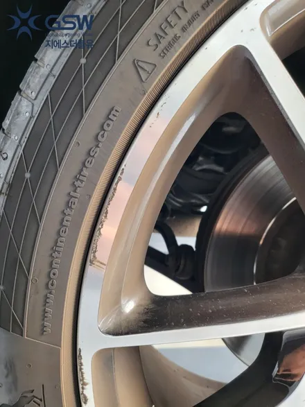 벤츠 GLC 43AMG 21인치 컷팅 휠복원 휠수리 / 성남시 시흥동