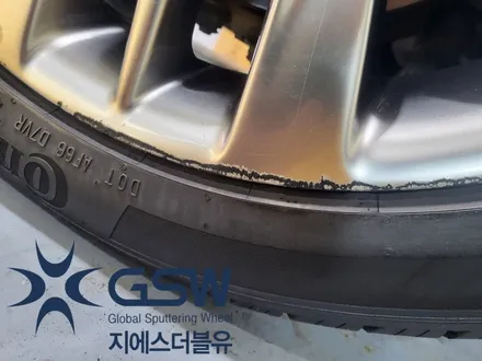 제네시스 G80 19인치 휠복원 상처로 인한 스퍼터링 휠도색 수원 휠복원 / 성남시 시흥동