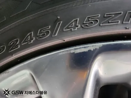 수원휠복원 제네시스 EQ900 19인치휠 반광 스크래치 작업 후기 / 성남시 시흥동