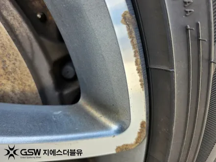 강남 벤츠 S500 18인치휠 다이아컷팅 휠복원 작업 후기 / 성남시 시흥동