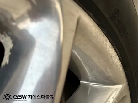 판교 포드 익스플로러 20인치 휠도색 순정휠 복원 후 블랙 유광 휠 작업 / 성남시 시흥동