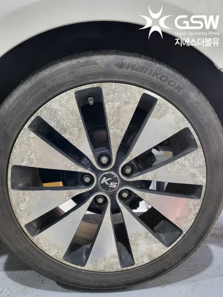 기아 K5 18인치 불판휠 제네시스 G80 18인치 휠교환 가능해요! 수원휠복원 / 성남시 시흥동