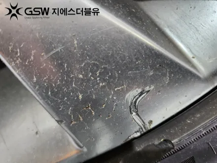 송파 휠도색 기아 K7 19인치휠 블랙 유광 크롬 휠도색 작업 후기 / 성남시 시흥동