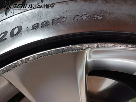 의왕 휠수리 제네시스 G80 20인치휠 반광 스크래치 휠수리 작업 후기 / 성남시 시흥동