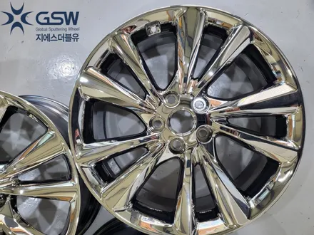 기아 카니발 19인치 순정 휠복원 화이트크롬 휠도색작업 / 성남시 시흥동