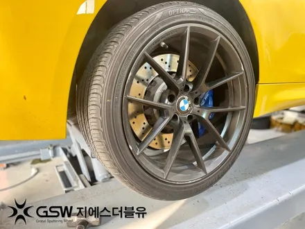 수원 휠도색 BMW M4 19인치휠 독특한 블랙무광 도색 후기 / 성남시 시흥동
