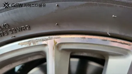 분당 휠복원 BMW 520D 18인치휠 상처로 인한 다이아컷팅 휠복원 작업 후기 / 성남시 시흥동