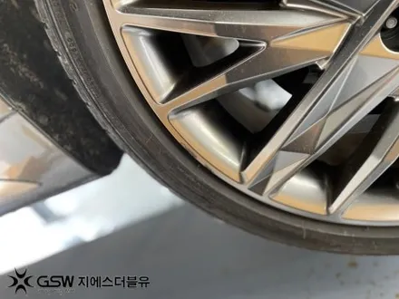 하남 그랜저 IG 19인치휠 순정휠에서 블랙크롬 휠도색 작업 후기 / 성남시 시흥동