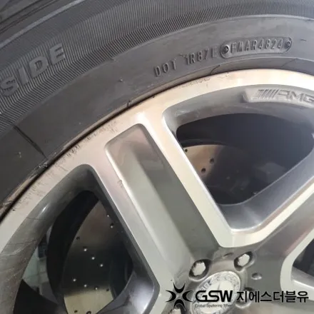 벤츠 GLE 350D 20인치휠 다이아컷팅 강남 휠복원 / 성남시 시흥동
