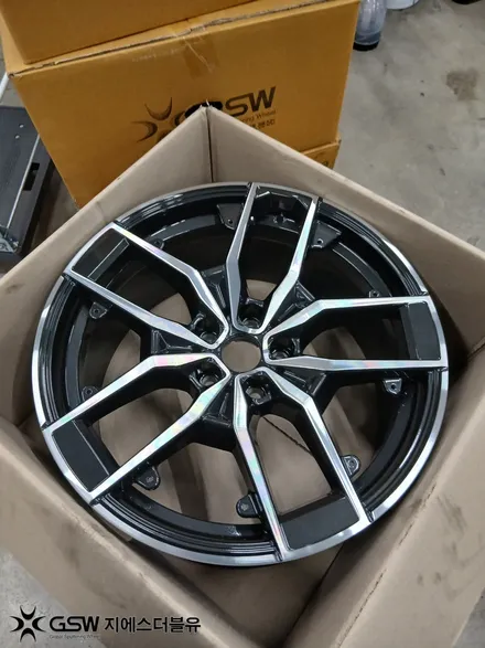 판교 BMW 520i 다이아컷팅 휠복원 작업 후기 / 성남시 시흥동