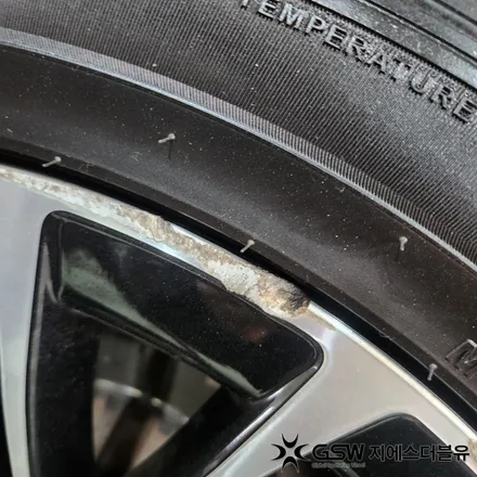 스크래치 휠, 판교에서 벤츠 S350D 19인치 복원 완료 / 성남시 시흥동