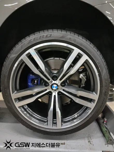 판교 BMW 휠복원 BMW 6GT 휠 스크래치, 교체보다 먼저 확인해 보세요. / 성남시 시흥동