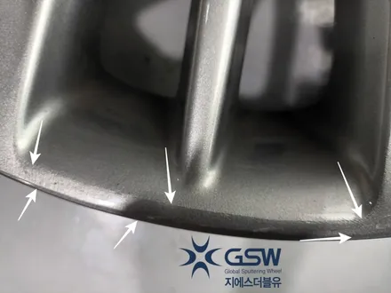[지에스더블유 수원점] 제네시스 G80 19인치 중고차 잘못된 휠도색 스퍼터링크롬 수원휠도색 작업 후기 / 성남시 시흥동