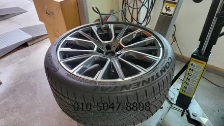 화성휠복원 BMW740LI 20인치 다이아커팅 휠수리 찾아가는 서비스 탁송, 대품 휠 장착 / 성남시 시흥동